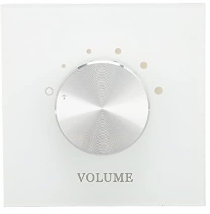 Wall Speaker Volume Control,Smart Home Volume Controller,Multifunction 5 Levels Volume Adjustment Background Music Tuning Switch,Wall Volume Control