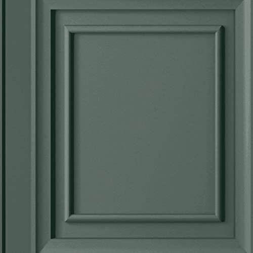 Laura Ashley Redbrook Wood Panel Vliestapete Fern Green 10mx52cm | Tapeten Wohnzimmer, Wandverkleidung | Einfach anzubringen und zu Entfernen 1005 x 52
