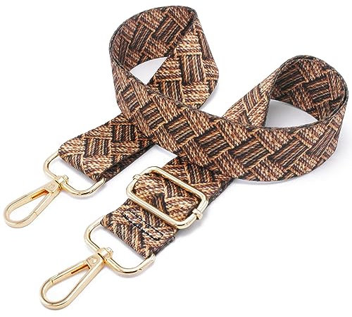 Taschengurt Breit Taschen Handtasche Gurt Taschengurte Zum Wechseln Bag Damen Bunter Verstellbarer Taschenriemen Zubehör Schultertasche Strap Umhängegurt Breit 59 Gold/3,8cm