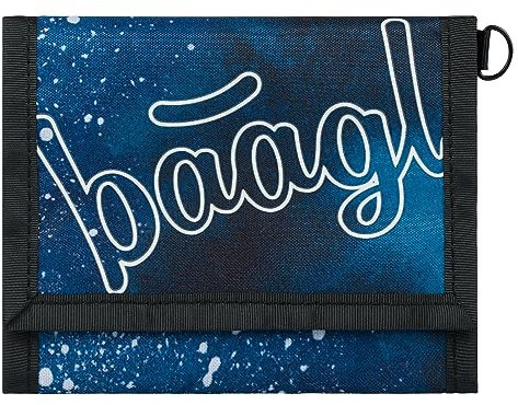 Baagl Geldbeutel Jungen Mädchen Geldbörse Kinder Kleines Portemonnaie Teenager Geldtasche Kinderportmonee (Steel)