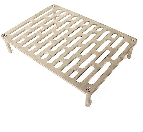 Pizza Oven Grill | Tuscan Grill | Food Grade Stainless Steel | 35 x 25 x 7cm | 13.8 x 10 x 2.7 “(w-d-h) | Pizza Oven Tool | Wood Burning Oven Gadget | Perfect for Cooking & Grilling Meat, Fish & Veg.