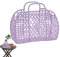 Facynde Kinder Strandtasche, Tragbarer Retro-Geleekorb für Ostern, Tragetasche, wasserdichte Reisetaschen, waschbare Tragetaschen für, Pool – ausgehöhltes Design für Babypartys