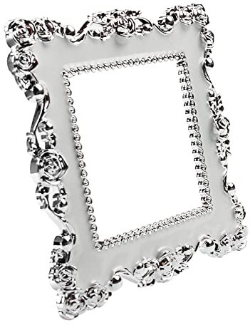 Elektrischer Lichtschalter Aufkleber, Schalter Aufkleber, Schalter Dekoration, Retrostil, Geprägte Blumen, Schalter und Steckdosen als kreative Aufkleber, dekorative Schutzhüllen (86 * 86mm, silbrig)