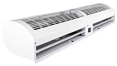 Luftschleier Mit Zwei Geschwindigkeiten, Einstellbarer Windwinkel, Inklusive Fernbedienung, Wandmontierter Geräuschloser Luftschleier, Gewerbliche/private Nutzung (Size : 100cm/40in)