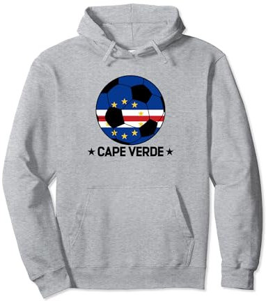 Cape Verde Soccer Team Cape Verde Flag Jersey Football Pullover Hoodie