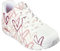 Skechers UNO Spread The Love Damen-Sneaker, Weiß Wcrl, 39.5 EU