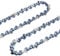 Vastar 2pcs 16 Inch Chainsaw Chain 3/8 LP Pitch .050'' Gauge 56 Drive Links, Chain Saw Chains for 16 Inch Chain Replacement, Low-Kickback Carbon Steel Chain Saw Chains
