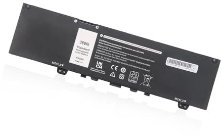 Oyomba F62G0 Laptop battery for Dell Vostro 5370 D1525S D1505G R1605S D2505G Inspiron 13 7000 7370 7380 7386 5370 7373 2-in-1 P83G Vostro 5370 D1525S Series CHA01 RPJC3 0RPJC3 39DY5
