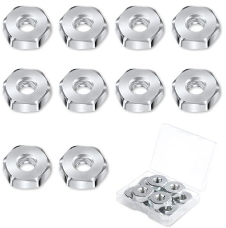 NQEUEPN 10pcs Chainsaw Bar Nuts for STIHL MS170 MS170C MS171 MS180 MS181 MS192T MS200 MS200T MS210 MS211 MS230 MS231 Chainsaw Sprocket Cover Bar Nut Chainsaw Replacement Bar Nuts