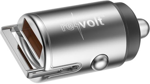 revolt Auto Ladegerät: Micro-Kfz-Schnell-Ladegerät mit USB-C PD & USB-A QC, bis 65 Watt (Auto Zigarettenanzünder, Handy Zigarettenanzünder, Ladestation)