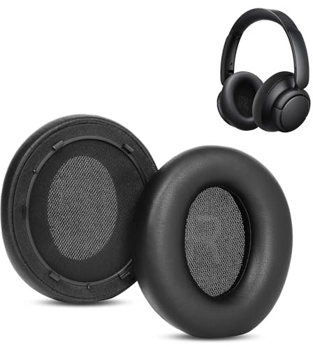 HAIZEEN Earpads Compatible with Soundcore by Anker Space Q45 Adaptive Active Headphones Ear pads Replacement Cushion (Protein Leather/Memory Foam)