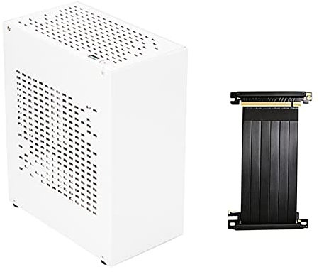yasoe A07 Mini ITX Computer Case Chassis HTPC Host Case USB3.0 ITX con di Prolunga per Scheda Grafica
