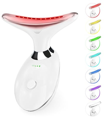 PMZM Face Massager, Face Device with 3 Modes 45°C for SkinTightening & Neck Lifting Massage Face Toning Firming for Women