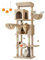 Feandrea Grand Arbre à Chat, Tour à Chat de 175 cm de Haut, Multi-Niveaux, avec 2 Niches, 2 Paniers, 5 Griffoirs, Toilettage Autonome, Perchoir, Hamac, Marron Camel PCT182K01