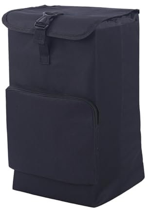Folpus Einkaufs-Ersatztasche, Trolley-Tasche, tragbare Sackkarre, wasserdichte Aufbewahrungstasche aus Oxford-Stoff für Einkaufswagen, Mehrzweckwagen, Schwarz