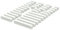 KINSPON Computerkabel-Organizer-Set, 34-teilig, Acryl-Kabel-Clips für Netzteil-Kabel