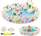 SilverChry Planschbecken für Kinder, Kinderpool 122x25 cm, Schwimmbecken Aufblasbar, Hawaiian Pool Set - mit Schwimmring, Beachvolleyball und Aufblasbarer Pumpe für Garten,Balkon,Strand