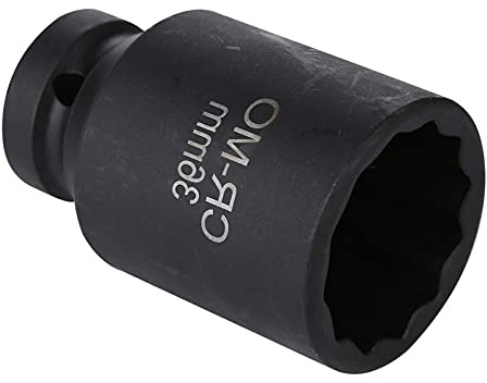 SUNNYNEST 36mm Metric 1/2 Axle Nut Socket Deep Rear Hub Axle Nut Socket | Drive Spindle Impact for Easy Removal of Axle Shaft Nut, Automotive Tool