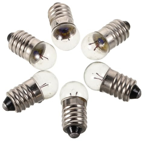 Healifty Mini Ampoules LED à Vis 12 Pièces pour Lampes de Poche Éducatives, Adaptées au Camping et Circuits Électriques