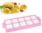 CODIRATO Stampo per 10 Ravioli e Tortelli Quadrati in Plastica Tagliere per Ravioli Raviolamp(Rosa, 26.5 * 10.5 * 2cm)
