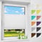 Allesin Plissee ohne Bohren Plissees Klemmfix Weiß 65x230cm(BxH), Plisseerollo Faltrollo mit Klemmträger, Jalousie Rollos für Fenster und Tür, Sichtschutz und Sonnenschutz