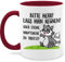 Tasse Tassen 325ml - Statement Sprüche - Bitte Herr Lass es Hirn regnen - 325 ml - Bordeauxrot - kaffeetasse lustig für arbeit spruchtasse sarkasmus waschbär haferl kaffeebecher büro