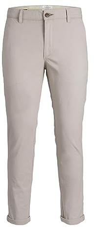 JACK & JONES Jpstmarco Jjfury AKM Noos Men's Chino Trousers, High-Rise, 36 W/34 L