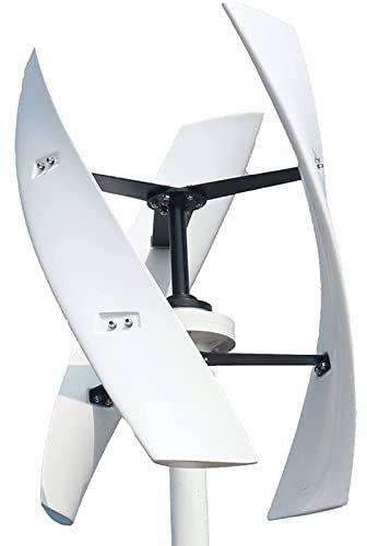 Aerogeneradores 12000W Sin Ruido Generador de turbina eólica Vertical, Aerogenerador de levitación magnética con Controlador MPPT para Molino de Viento Verde (Blanco) (12v)