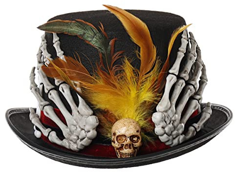BLESSUME Steampunk Hut Gothic Unisex Halloween Karneval Cosplay (Schwarz 2, M)
