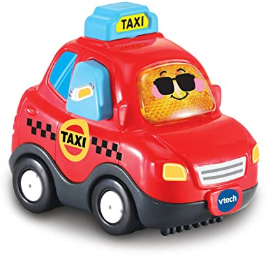 VTech Toot-Toot Drivers Taxi, English | Light-up taxi plays music, sounds and songs; push it or move the sign for more reactions. Ages 1-5