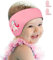 Stirnband Schwimmen Kinder, Neopren Stirnband Kinder mit Klettverschluss, Ohrenschutz wasser Kopfband für Mädchen und Jungen, Elastizität Wasserdichtes Schwimmband (Rosa, M)
