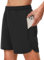 SIHOHAN Sport Shorts Herren Schnell Trocknend und Atmungsaktiv Kurze Sporthose Herren Leichte Sommer Traininghose Laufhose mit Reißverschlusstasche für Training Fitness(Schwarz,XL)