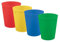 Procos - Set di bicchieri di plastica, 4 pezzi, riutilizzabili, stoviglie per feste di compleanno o a tema, bicchiere per bere