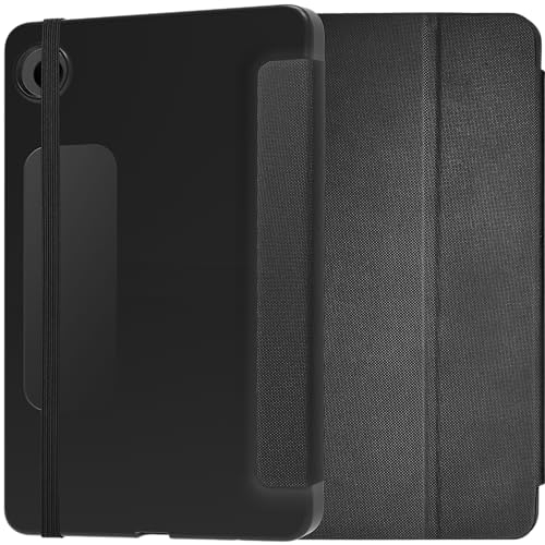 Otterbox Funda React Folio para Samsung Galaxy Tab A9, A Prueba de Caídas y Golpes, con Tapa Folio, Testeada con los Estándares Militares, Negro, Sin Caja Retail