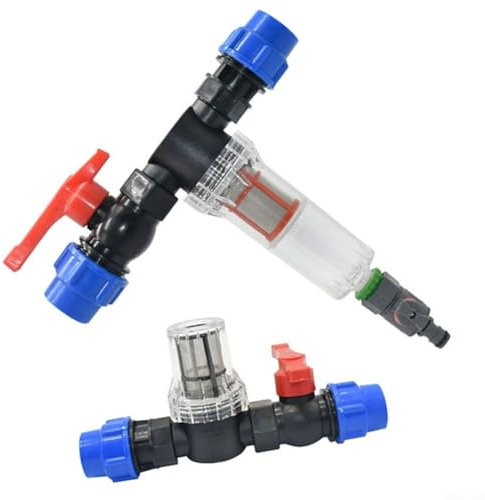 Raccord d'extrémité de compression pour robinet d'arrêt, tuyau PE de 25 mm, 32 mm, raccord rapide, idéal pour l'arrosage de la cour de jardin (25)
