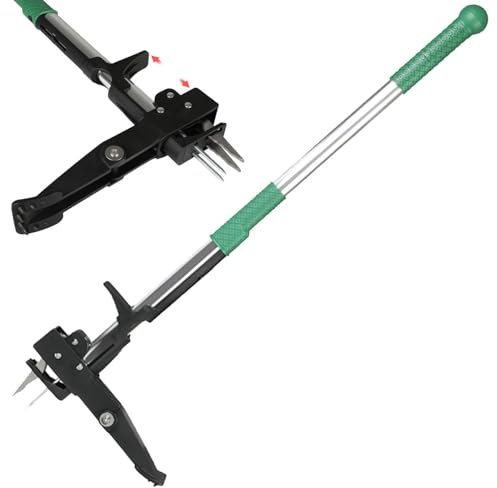 Taylor & Brown Weed Puller Root Remover Tool, Stand Up Weeder with 4 Claws & Long Handle (100cm), Manual Weed Remover Garden Tool, Heavy Duty Weeding Tool, Pet Friendly Alternative to Weed Killer