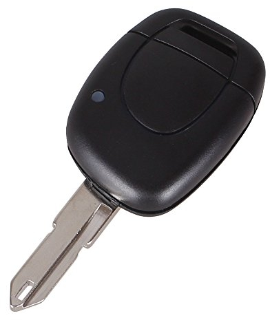 Schlüssel für Renault Clio Espace Kangoo Laguna Master Megane Twingo | 1 Tasten | Fernbedienung Autoschlüssel