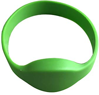 RFID-Armband, 125 kHz, em4100, Silikon, Erwachsenengröße, 60 mm, wasserdicht, 5 Stück