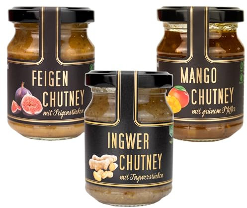 Chutneys (Feige, Mango, Ingwer) - Natur pur