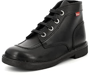 Kickers Kick col, Stivali Arricciati Unisex-Adulto, Noir PIQURE Noire PERM 8, 37 EU