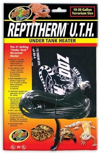 Zoo Med Repti Therm Repti-Heizstrahler für Reptilien, 8 W, 20,3 x 15,2 cm, 2 Stück
