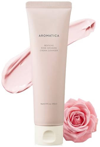 AROMATICA Rose Absolute Cream Cleanser, 145 ml, 1 count