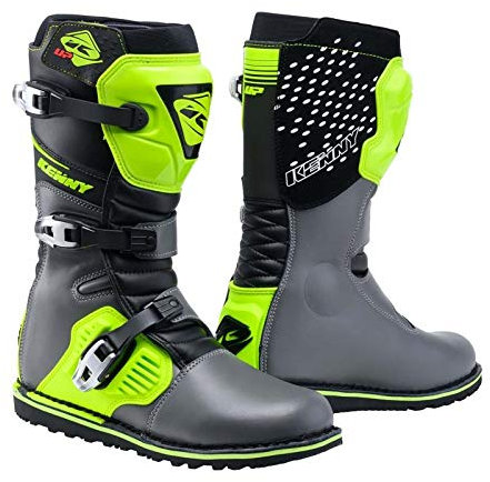Bottes De Trial KENNY Trial UP Black Grey Neon Yellow