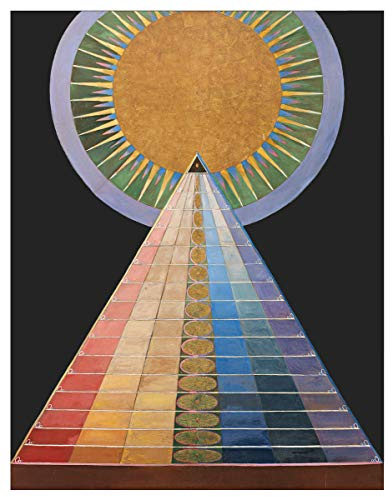 WallBUddy Hilma Af Klint Vintage Geometric Print Hilma of Klint Art (50cm x 70cm)