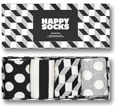 Happy Socks Geschenkbox CLASSIC BLACK AND WHITE SOCKS XCBW09-9100 Mehrfarbig