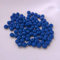(3 mm/Blau matt) Glasperlen - Bastelperlen aus Glas facettiert Kristall Diamant Optik Loch Perlen zum Basteln auffädeln Armbänder Traumfänger bunt Set DIY kleine große Kinder Schmuck