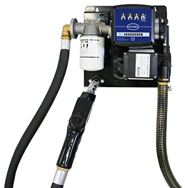 Station de distribution diesel, gasoil, pompe pour gnr 230V, 80L/min 2800 tr/min RENSON avec kit d'aspiration de 3m et crépine à clapet