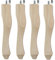 Moebelfusse Holz 4 x 240mm Möbelfüße Kugelfüße Holz Möbelfuß Schrankfüße Schrankfuß BUCHEN HOLZ für Antiquitäten Klassisch