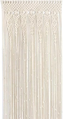 Hotgreenpepper Vorhang, Fadenvorhang, Wandbehang, Vorhang, Handvorhang, Türvorhänge, Tapisserie – Art Dekoration für Haus, Tür und Fenster(100L X 200H cm (1 Panneaux))