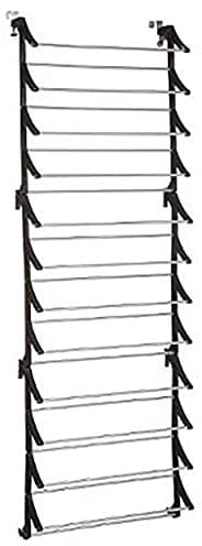Hogar y Mas Zapatero Colgante Negro para Puerta